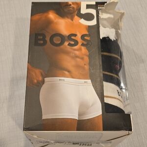 Boss Men's Classic Black & White Boxer Briefs
